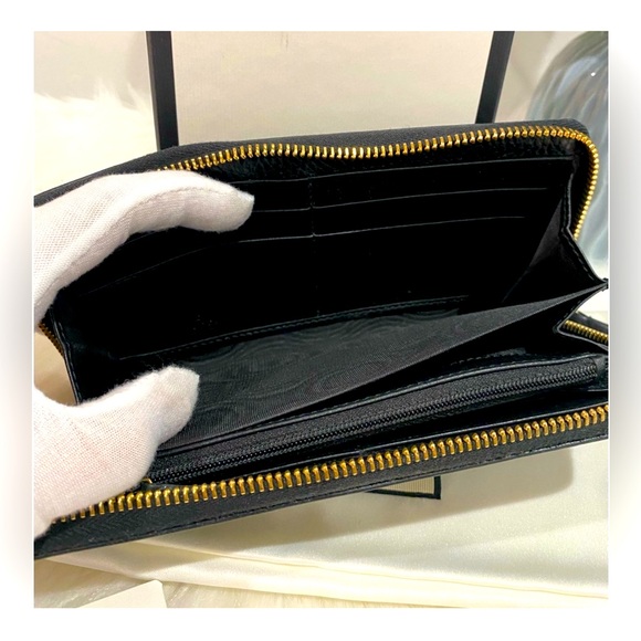 GUCCI Marmont GG Zip Around Wallet With Box & Dustbag - Picture 13 of 15